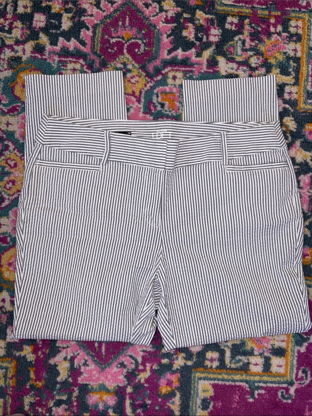 LOFT Seersucker Pants